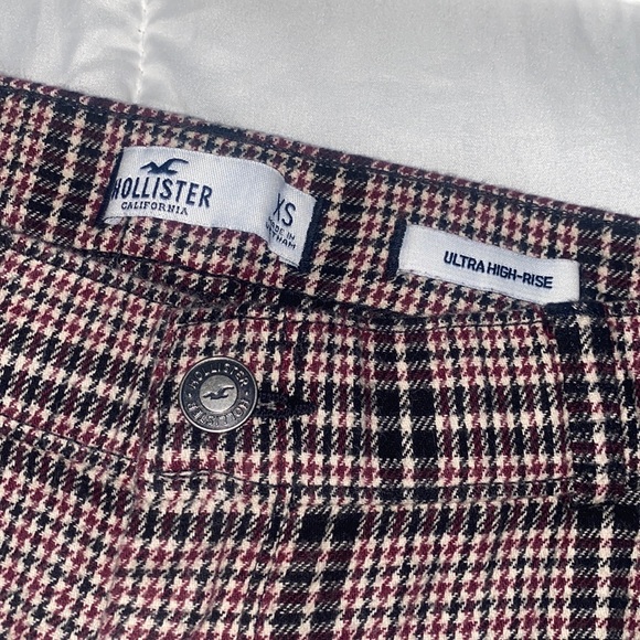 Girls Ultra-High Rise Plaid Super Skinny Pants - Picture 3 of 4